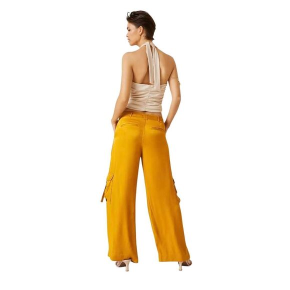 Anthropologie wide leg cargo pants size 4 - Picture 3 of 10